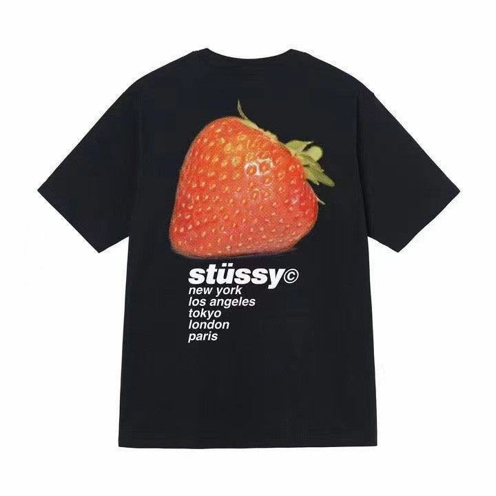 Loose short-sleeved T-shirts for men and women in summer
