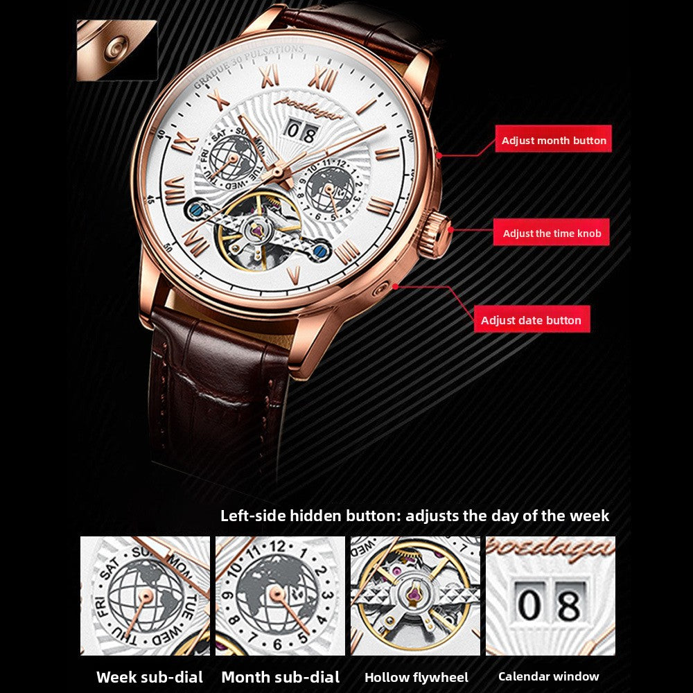 mens luxury mechanical watch