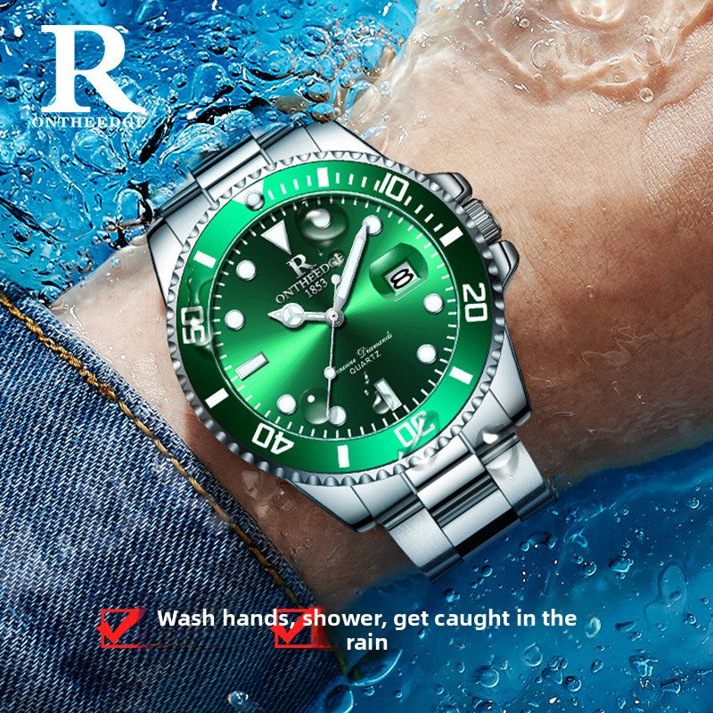 Men's Quartz Watch with Date Display
